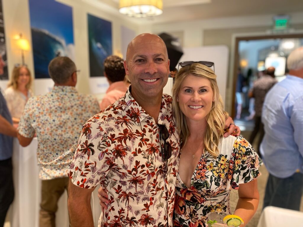 Reef President Mike Jensen and wife, Jennifer