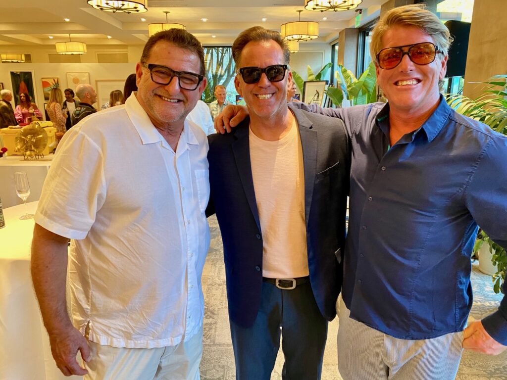 Attorney Bernard Wolfsdorf, Dale Rhodes of Katin and Rod Tomlinson of Surf Expo
