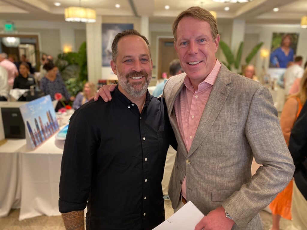 Vans Americas GM David Tichiaz and Boardriders CEO Arne Arens