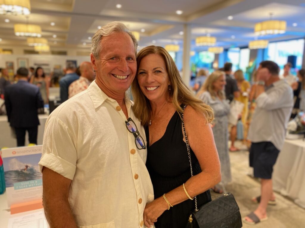 Longtime Waterman's supporters Gary Ward and Carolyn Ward