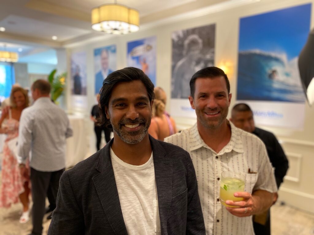 Ajai Datta of Boardriders and Boston Titensor of Katin