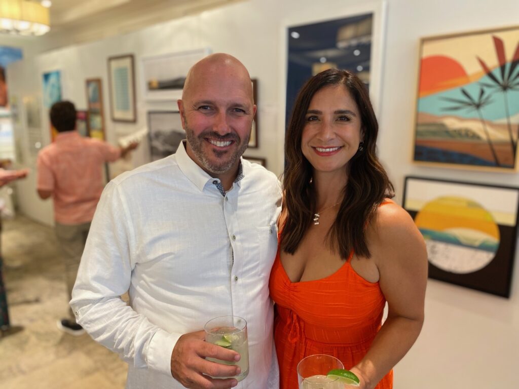 Lance Eddy of Vans and wife, Jennifer