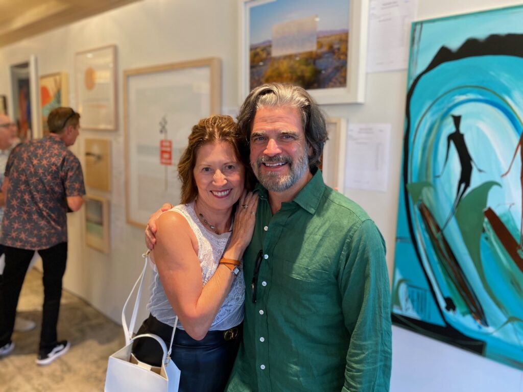 Una Baker and husband Mike Gaffney. The newlyweds dated right after high school in New York, and recently reconnected.