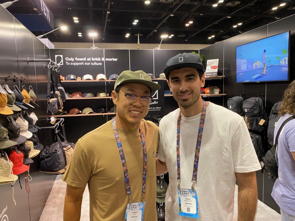 Albert Shim and Founder Pedro Roisman of Martha, which is committed to only selling to brick-and-mortar stores