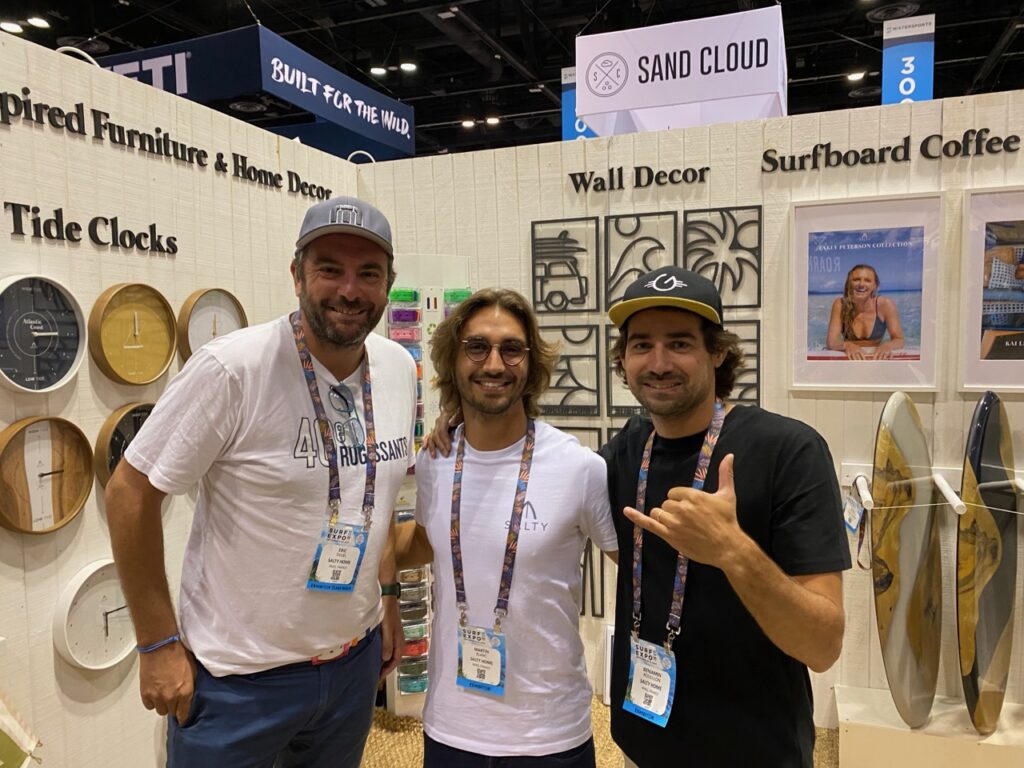 Eric Thuel, Martin Blanc, and Benjamin Rossillon of Salty Home, based in Paris