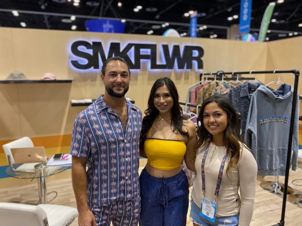 Kevin Madden, Michelle Fernandez, and Ryann Martinez of Smkflwr