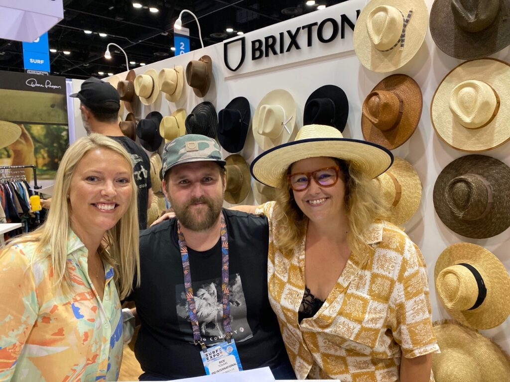 Kristin Capehart of Old Naples Surf Shop, and Rick Tokars and Jillian Leeman of Brixton