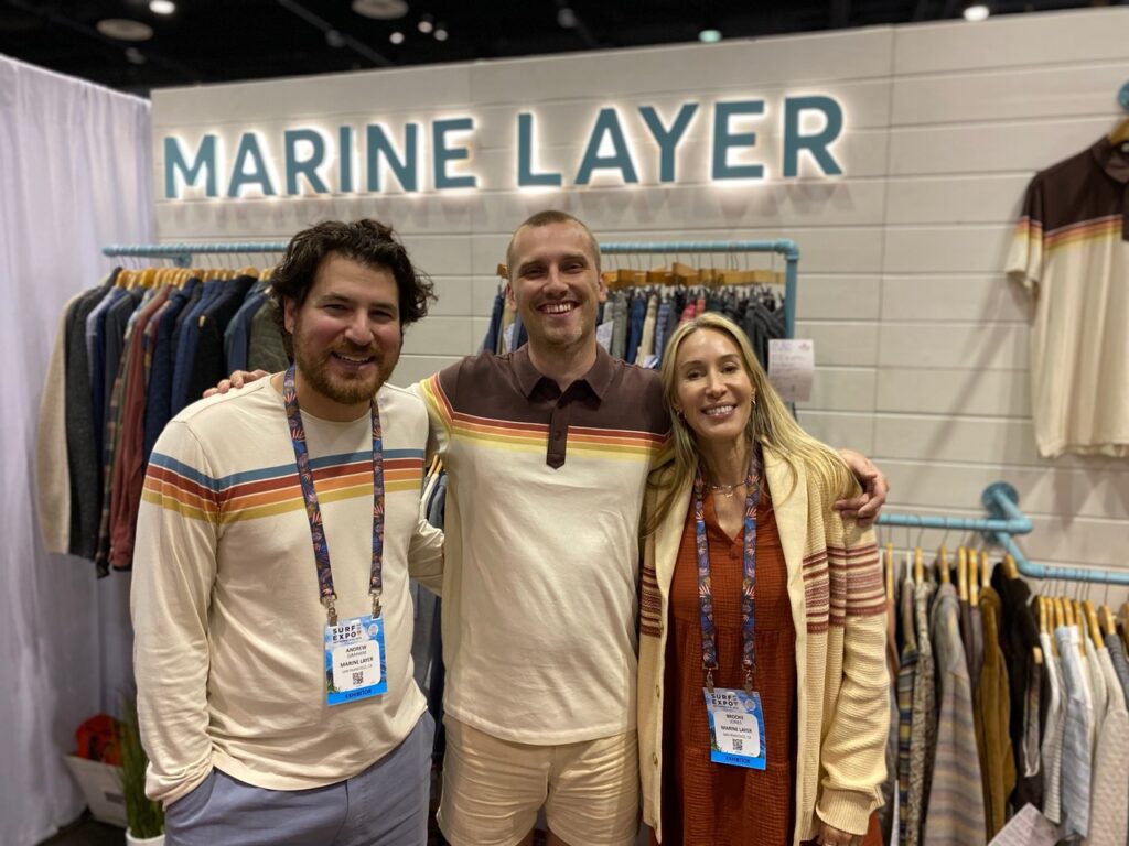 Marine Layer's Andrew Graham, Henry Foote, and Brooke Jones