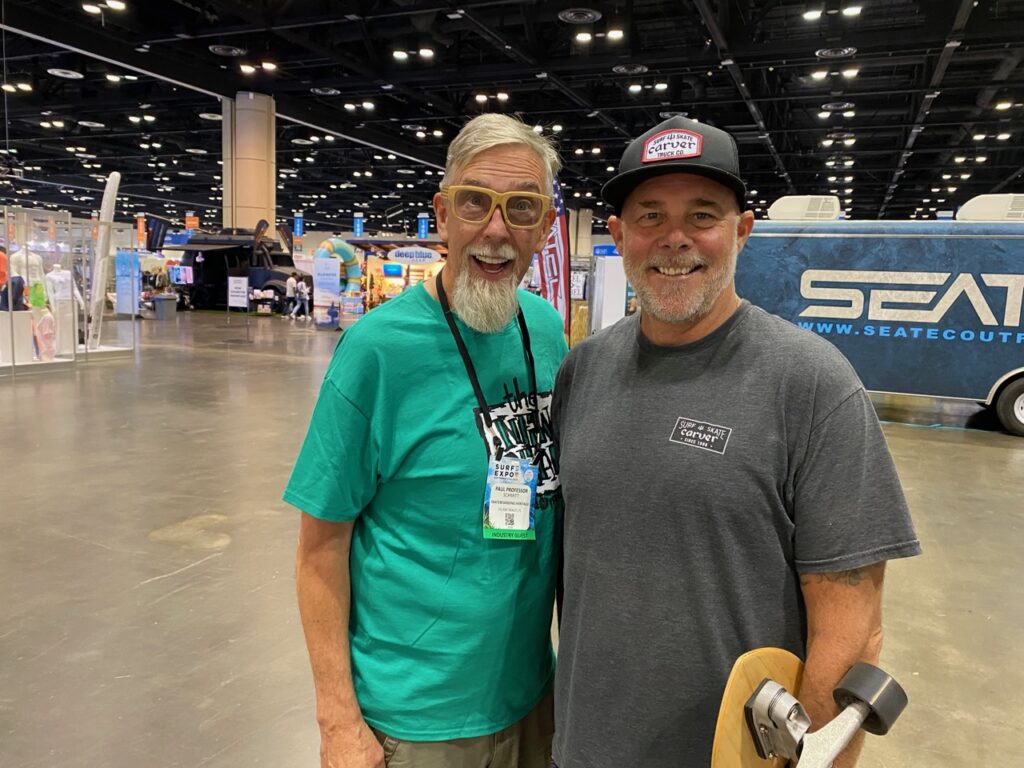 Paul Schmitt of PS Stix and Eben Woodall of Carver