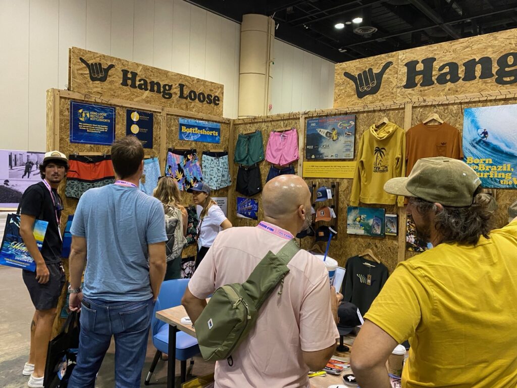 Hang Loose, which is launching apparel in the U.S., attracted attention