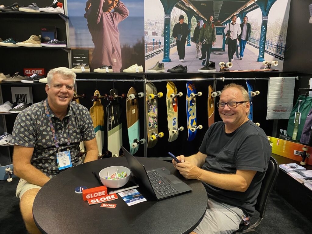 John Dickinson of Flojos and John Sherwood of Globe