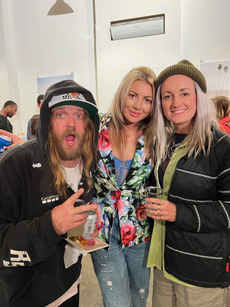 Luke Dingo Trembath with Amanda Lyons and Heather Rodman