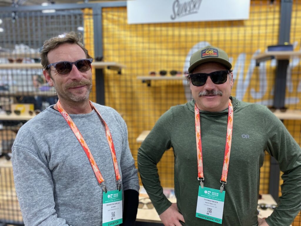 Brandon Carlile of Sunski and Thomas Meier 