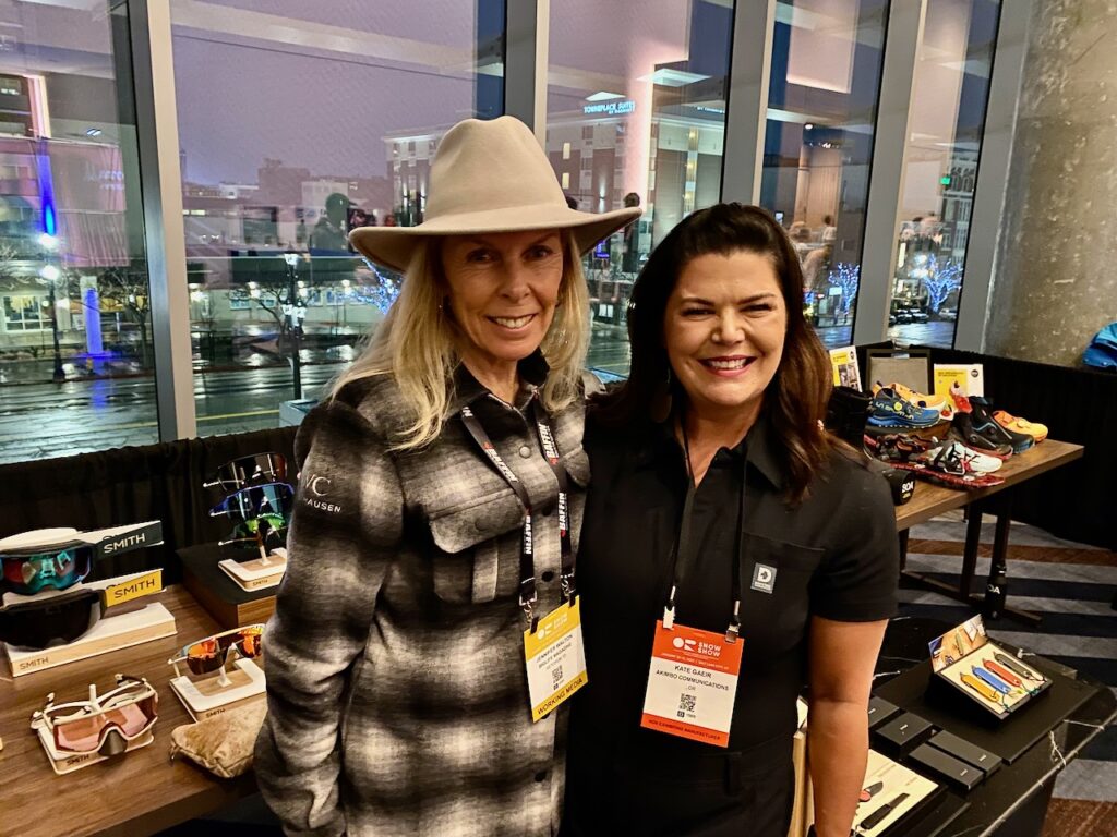 Jennifer Walton of BigLife Magazine and Kate Gaeir of Akimbo Communications
