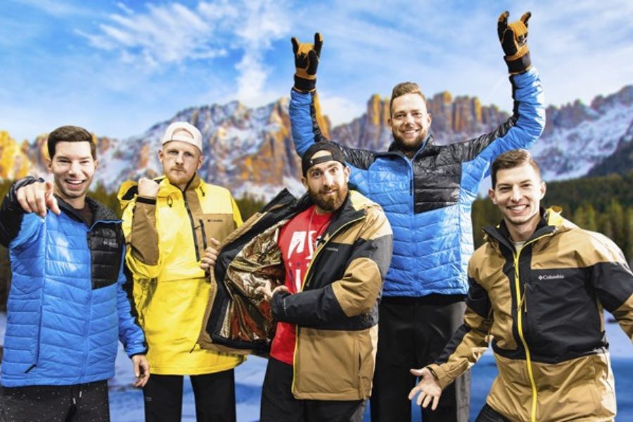 Dude Perfect has partnered with Columbia Sportswear