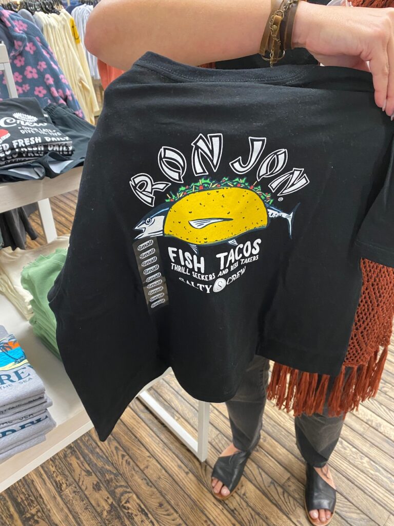 This fish taco Salty Crew crop for women is a top seller