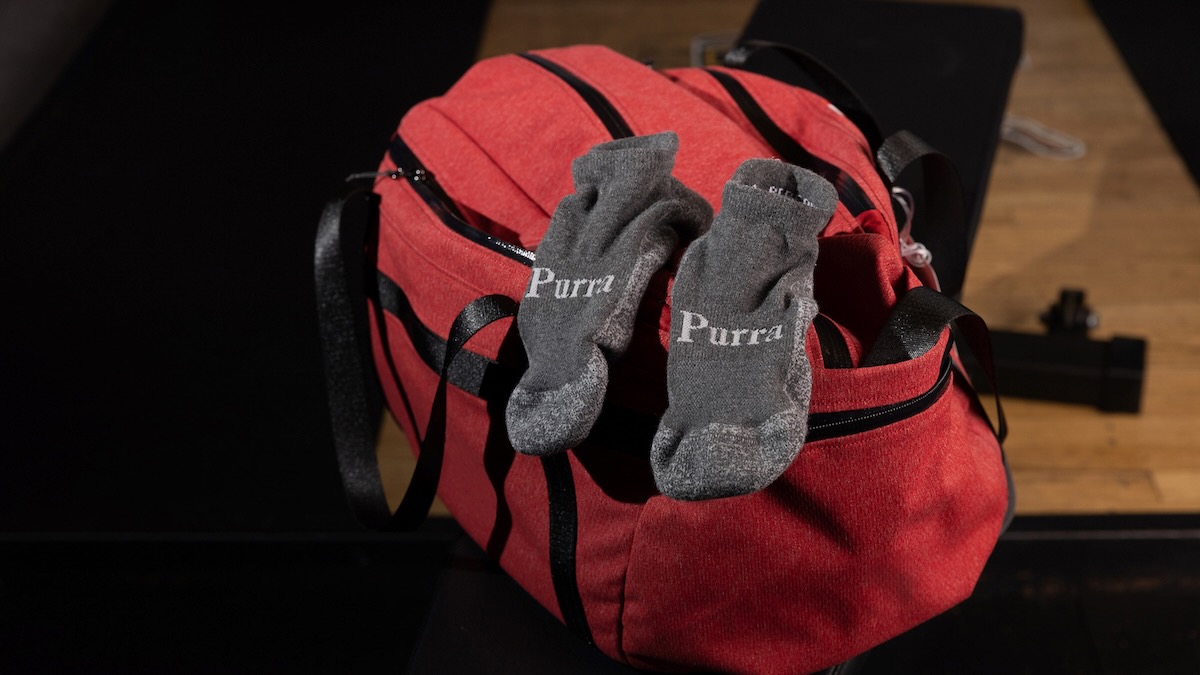 Purra Comfort Sock no Show gym bag