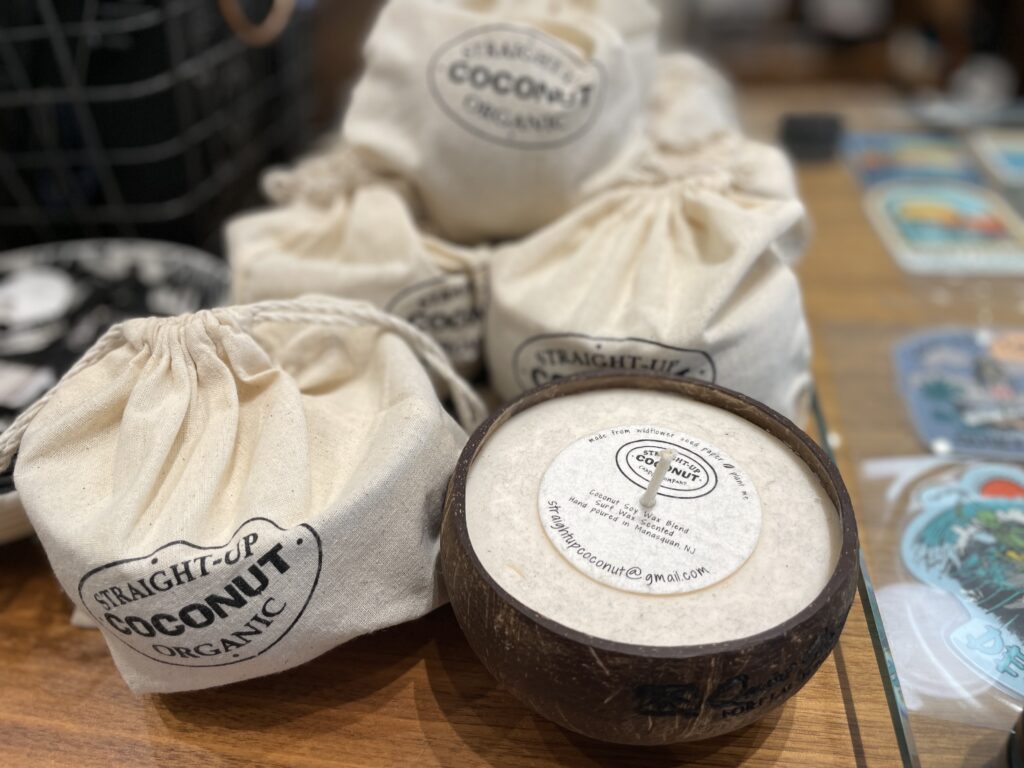 Straight-Up Coconut candles. Photo by SES. 