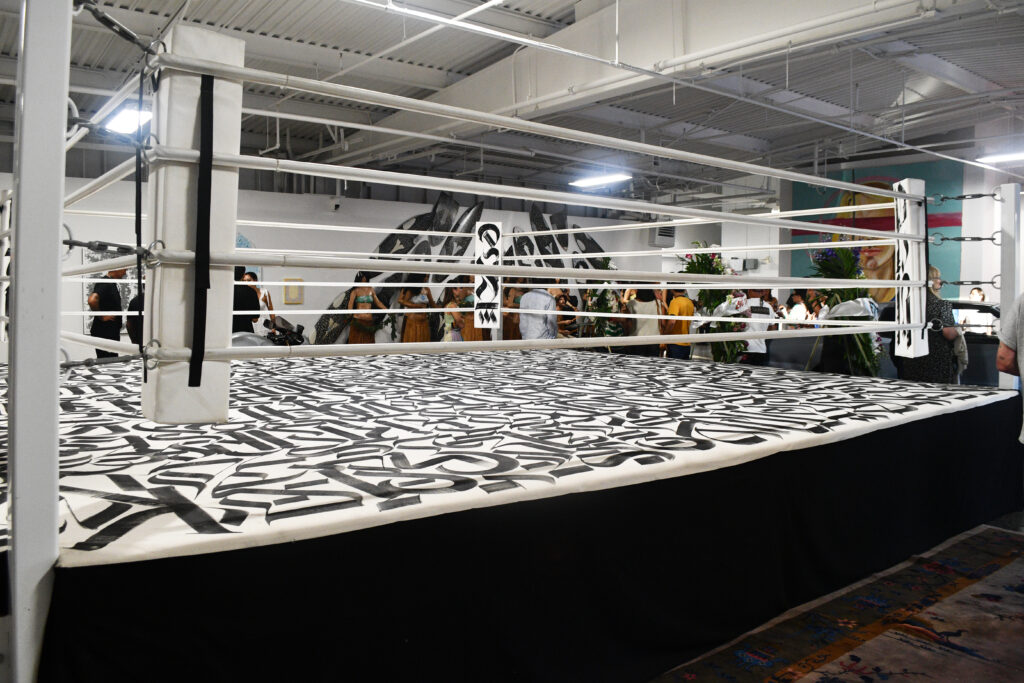 A boxing ring. Photo by SES. 