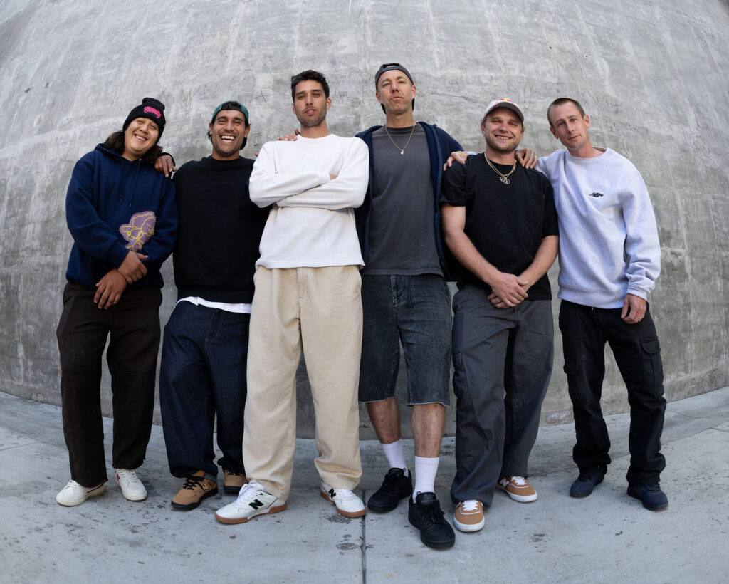 Franky Villani, Tiago Lemos, Tom Knox, Andrew Reynolds, Jamie Foy, and Brandon Westgate NB Numeric skaters Franky Villani, Tiago Lemos, Tom Knox, Andrew Reynolds, Jamie Foy, and Brandon Westgate