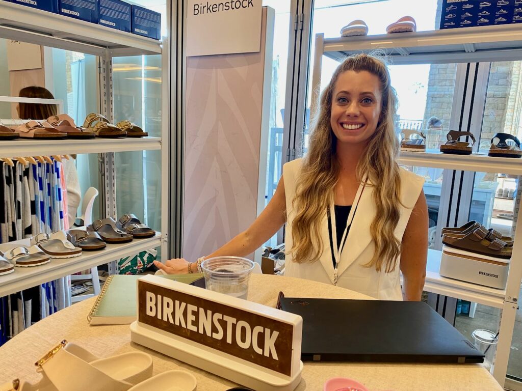 Birkenstock's Shelby Santiago. Photo by SES.