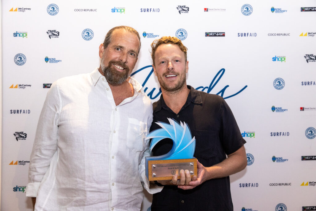 Greg "Hop" Masters and Matt Bilsborough of Ocean & Earth. Photo courtesy of SBIA.