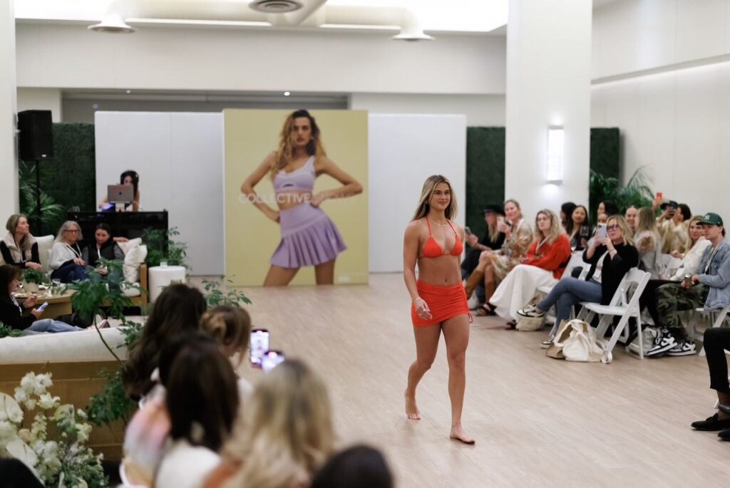 A look from Luli Fama during the runway show. Photo courtesy of Collective Shows.