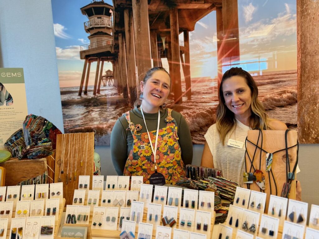 Surf Gems owner Abby Ahlgrim and Collective's Rachel Nobels. Photo by SESO.