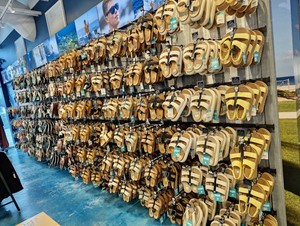 The sandal wall