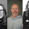Salomon's Jenni Staudacher, Christy Sports' Pete LaBore, and Cotopaxi's Lindsay Shumlas
