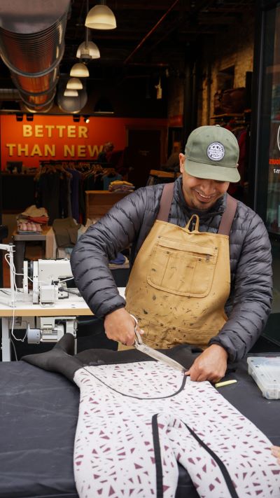 Patagonia wetsuit repair